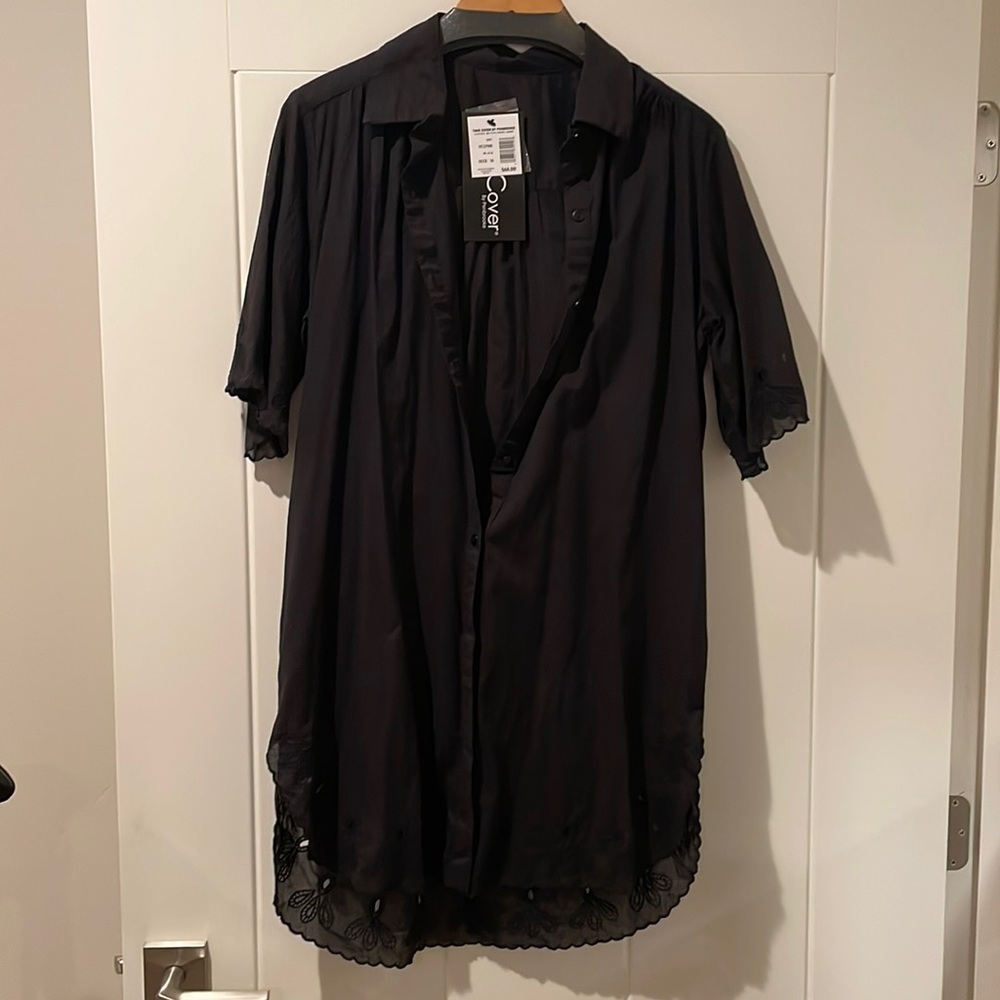 Penbrooke Button Up Cover Up NWT
